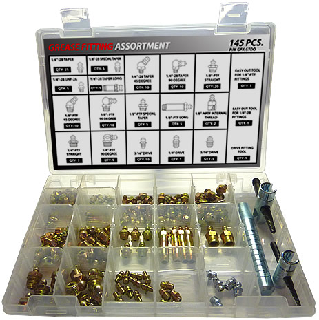 GREASE FITTING ASSORTMENT KIT