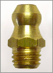 1/4"-28 UNF BRASS GREASE FITTING