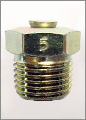 1/8 BSPT Alemite 47200-E BSPT Relief Fitting 1-5 psi Opening Pressure 