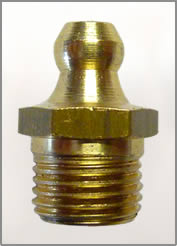 1/8"-27 NPT BRASS GREASE FITTING