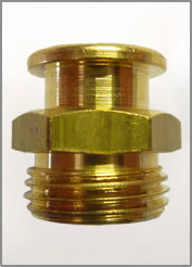 3/8-19 BSPP BRASS BUTTON HEAD GREASE FITTING