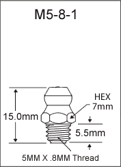 5MM Grease Fitting