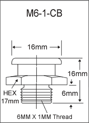 6MM X 1MM BUTTON HEAD GREASE FITTING