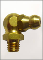 6MM X 1MM 90 DEGREE BRASS GREASE FITTING