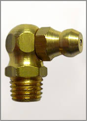 8MM X 1MM 90 DEGREE BRASS GREASE FITTING