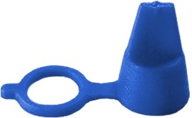 BLUE LUBRICATION FITTING CAP