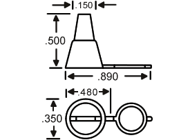 WHITE LUBRICATION FITTING CAP