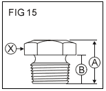 METRIC FLUSH TYPE GREASE FITTINGS