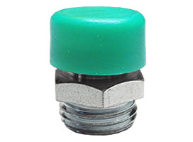 GREEN RUBBER BUTTON HEAD GREASE FITTING CAP