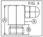 1/4"-19 BSP 90 Degree Ball-Type Grease Nipple  drawing