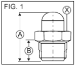 8MM X 1.25MM Ball-Type Grease Nipple  drawing