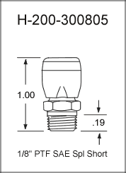 H-200-300805 air vent grease fitting drawing