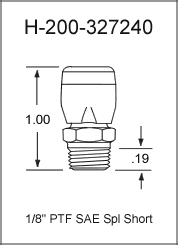 H-200-327240 air vent grease fitting drawing