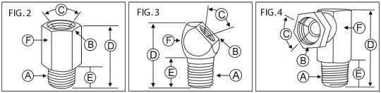 Grease Fitting Adapters