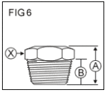 8MM X 1MM Thread Forming Flush Type Grease Fitting  drawing