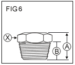 8MM X 1MM Thread Forming Flush Type Grease Fitting  drawing