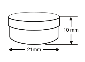 GFCA-AB Aluminum Button Head Fitting Cap drawing