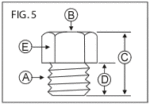 SAE-MEA82 Metric to English Grease Fitting Adapters