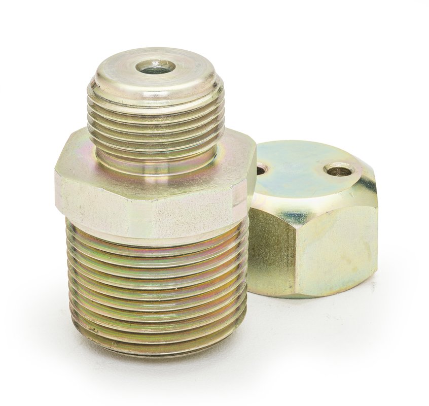 1/2" NPT vent cap fitting, cap removed
