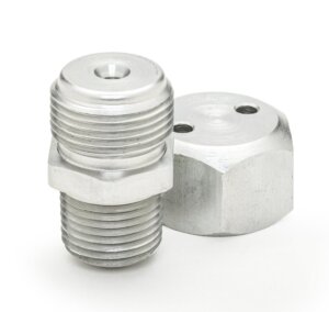 1" NPT vent cap fitting, cap removed
