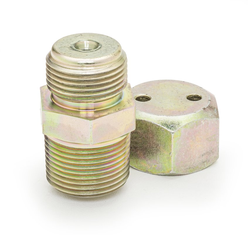3/4" NPT vent cap fitting, cap removed