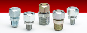 SAE Products vent cap fittings, 1/4" to 1" NPT